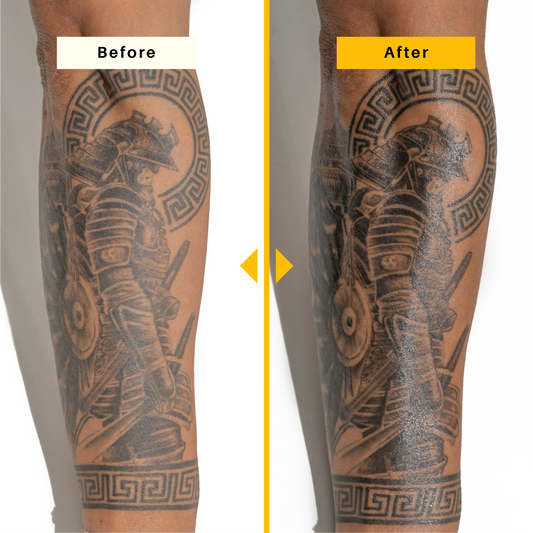 Flaunt Your Ink Ultimate Tattoo Care Kit - complete 4-in-1 set with shiner, cleanser, healing gel and moisturiser