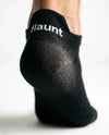 Flaunt Socks heel and cuff close up