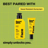 Best paired with the Sweat Resistant Sunscreen, flaunt MEN.